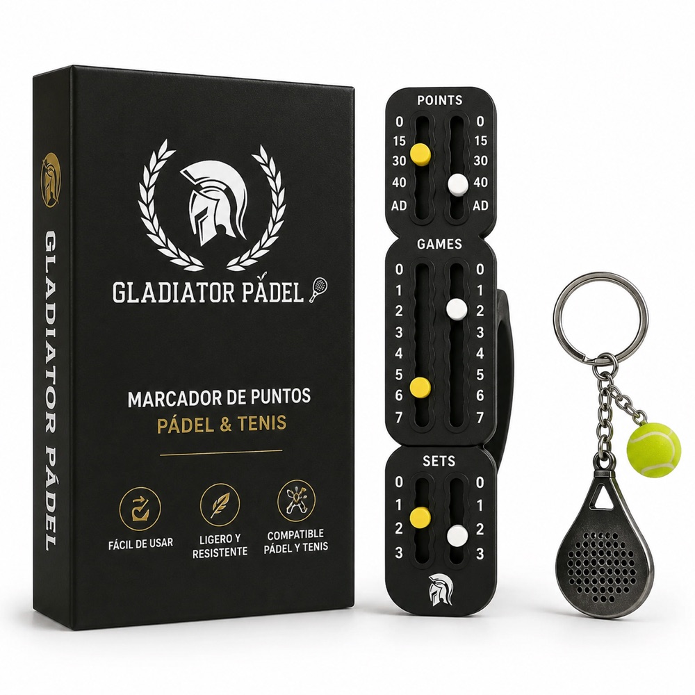 Marcador de puntos para pádel y tenis