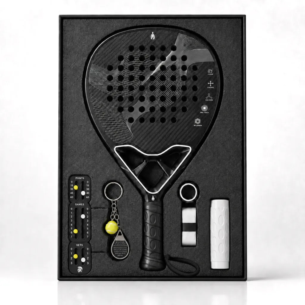 Pack de pádel Gladiator Control: pala y accesorios